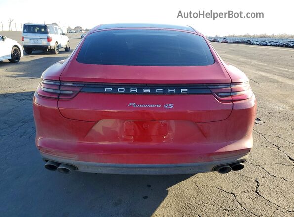 WP0AB2A78LL140421 2020 PORSCHE PANAMERA Красный Вид сзади