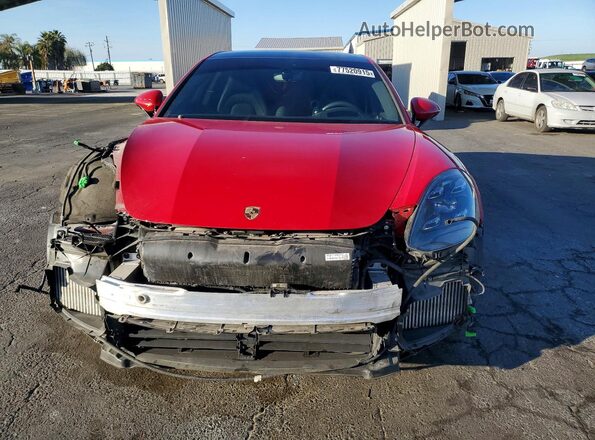 WP0AB2A78LL140421 2020 PORSCHE PANAMERA Красный Вид спереди