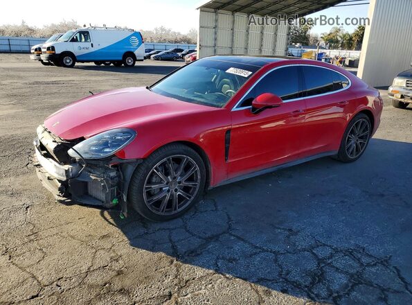 WP0AB2A78LL140421 2020 PORSCHE PANAMERA Красный Передняя левая четверть