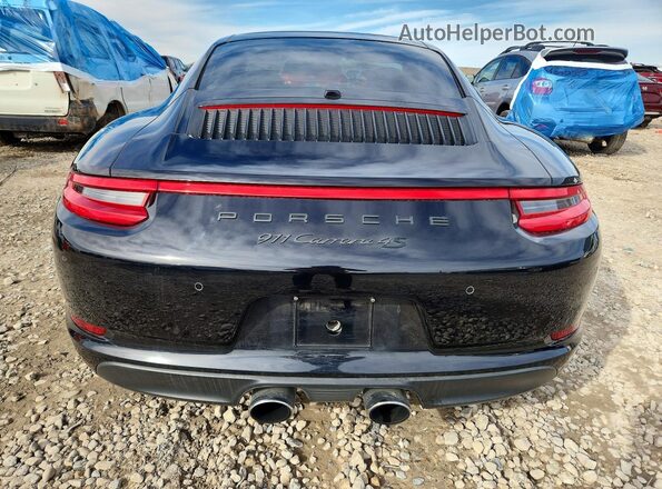 WP0AB2A90HS123725 2017 PORSCHE 911 Черный Вид сзади