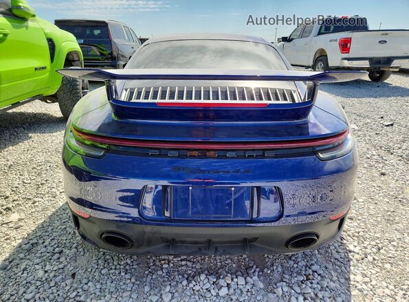 WP0AB2A91RS220286 2024 PORSCHE 911 Синий Вид сзади