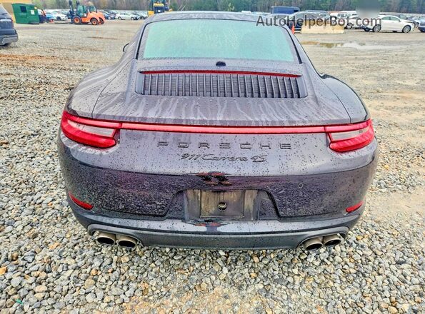 WP0AB2A96HS123048 2017 PORSCHE 911 Черный Вид сзади