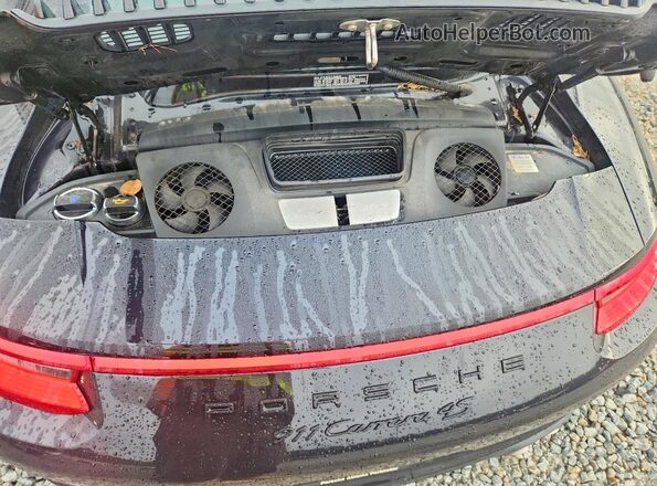 WP0AB2A96HS123048 2017 PORSCHE 911 Черный Вид задней части салона