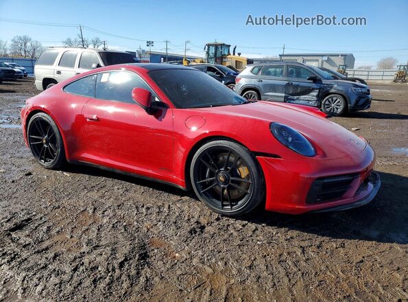 WP0AB2A98PS220816 2023 PORSCHE 911 Красный Передняя правая четверть