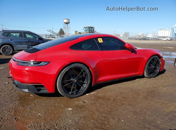 WP0AB2A98PS220816 2023 PORSCHE 911 Красный Задняя правая четверть