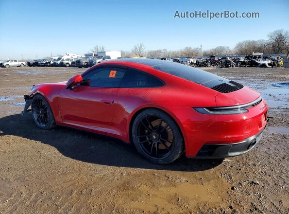 WP0AB2A98PS220816 2023 PORSCHE 911 Красный Задняя левая четверть