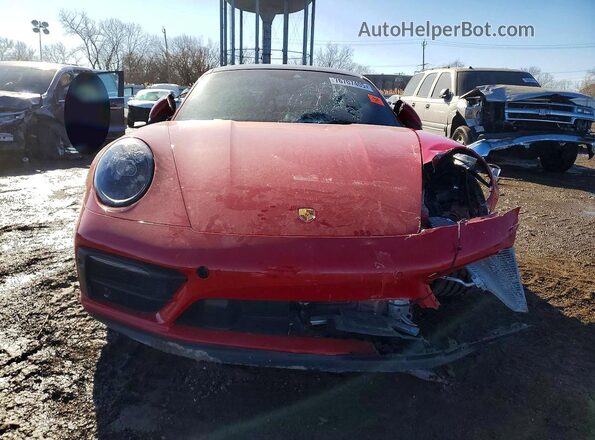 WP0AB2A98PS220816 2023 PORSCHE 911 Красный Вид спереди