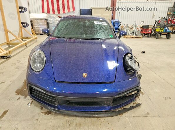 WP0AB2A99LS228434 2020 PORSCHE 911 Blue Widok z przodu