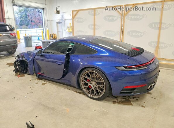WP0AB2A99LS228434 2020 PORSCHE 911 Blue Tył lewy