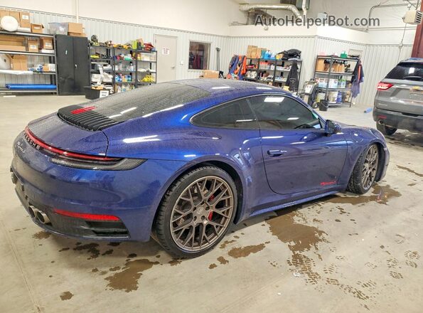 WP0AB2A99LS228434 2020 PORSCHE 911 Blue Tył prawy