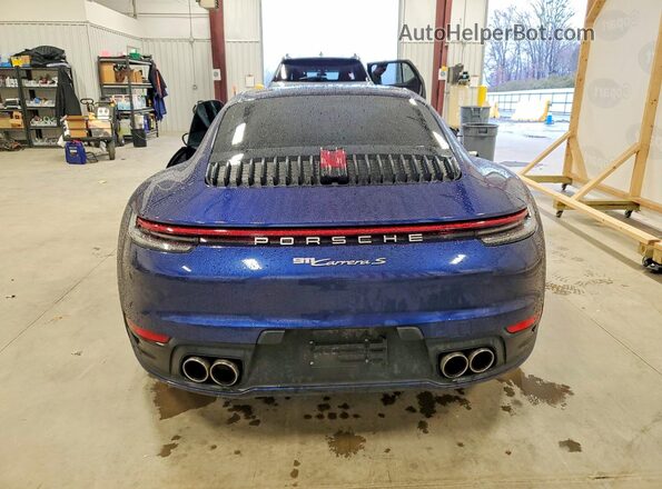 WP0AB2A99LS228434 2020 PORSCHE 911 Blue Widok z tyłu