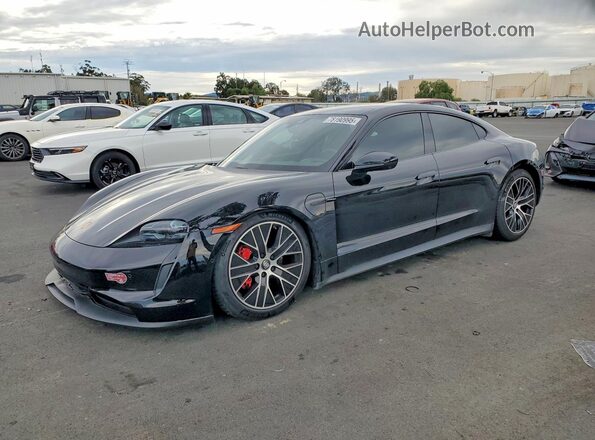 WP0AB2Y10LSA51095 2020 PORSCHE TAYCAN Черный Передняя левая четверть