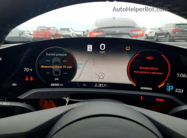 WP0AB2Y10LSA51095 2020 PORSCHE TAYCAN Черный Вид щитка приборов