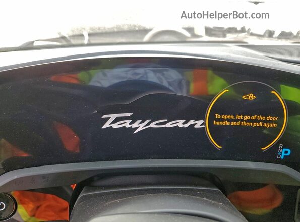 WP0AB2Y13MSA41078 2021 PORSCHE TAYCAN Серый Вид щитка приборов