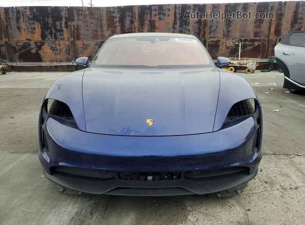 WP0AB2Y1XNSA43797 2022 PORSCHE TAYCAN Blue Вид спереду