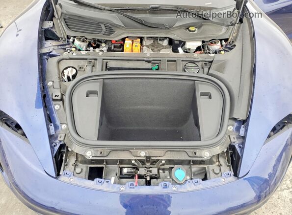 WP0AB2Y1XNSA43797 2022 PORSCHE TAYCAN Blue Вид задньої частини салону