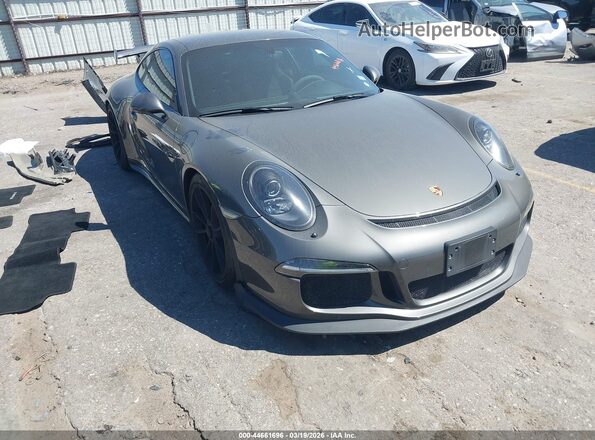WP0AC2A94FS183825 2015 PORSCHE 911 Gray Przód prawy