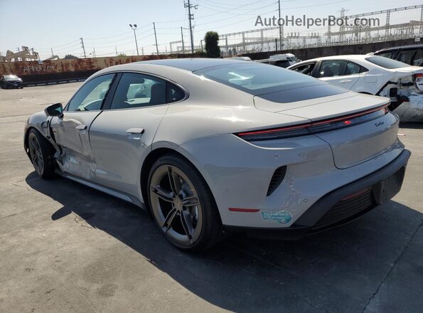 WP0AC2Y17SSA55222 2025 PORSCHE TAYCAN Серебряный Задняя левая четверть