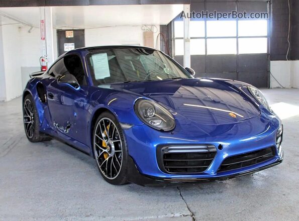 WP0AD2A91JS156295 2018 PORSCHE 911 Blue Przód lewy