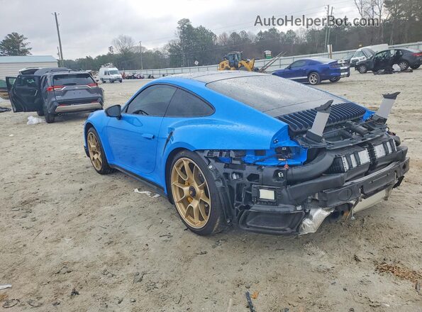 WP0AD2A96NS254194 2022 PORSCHE 911 Синий Задняя левая четверть