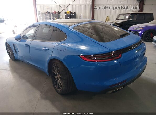 WP0AE2A73LL132265 2020 PORSCHE PANAMERA E-HYBRID Blue Trasero izquierdo