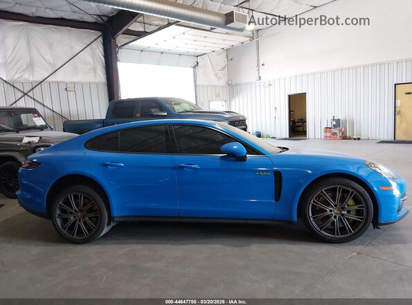 WP0AE2A73LL132265 2020 PORSCHE PANAMERA E-HYBRID Blue Vista del cuadro de instrumentos