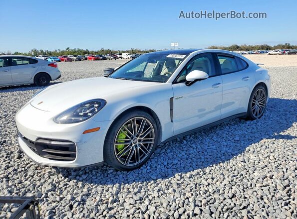 WP0AE2A76ML128583 2021 PORSCHE PANAMERA Белый Передняя левая четверть