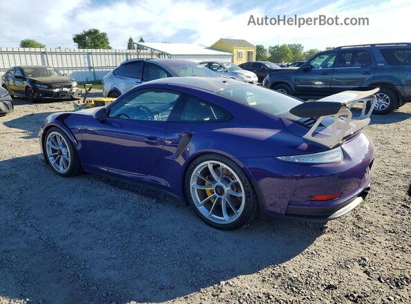 WP0AF2A93GS193030 2016 PORSCHE 911 Purple Задня ліва чверть