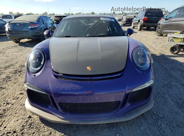 WP0AF2A93GS193030 2016 PORSCHE 911 Purple Вид спереду