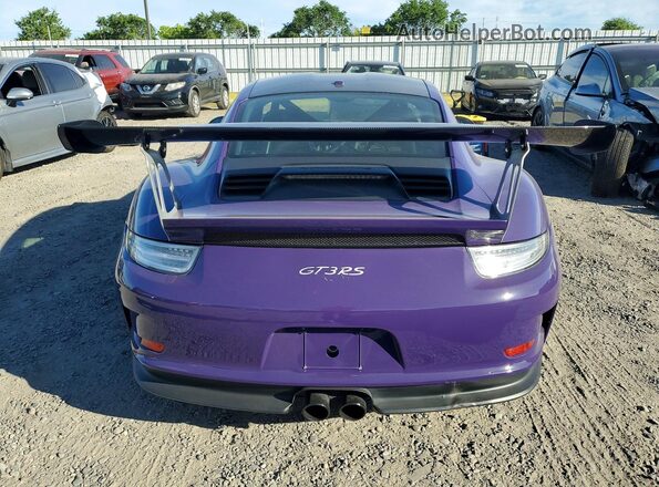 WP0AF2A93GS193030 2016 PORSCHE 911 Purple Вид ззаду