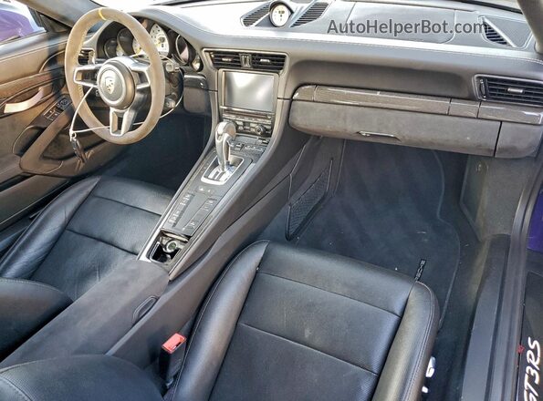 WP0AF2A98GS192973 2016 PORSCHE 911 Фиолетовый Вид панели приборов