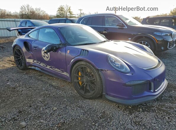 WP0AF2A98GS192973 2016 PORSCHE 911 Фиолетовый Передняя правая четверть