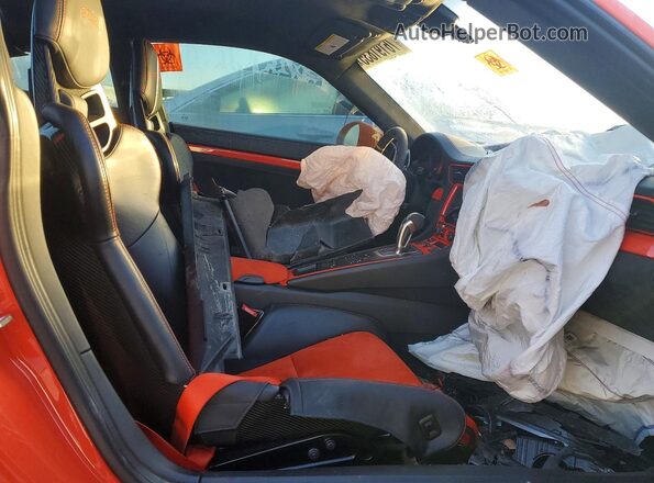 WP0AF2A9XGS187189 2016 PORSCHE 911 Красный Вид салона спереди