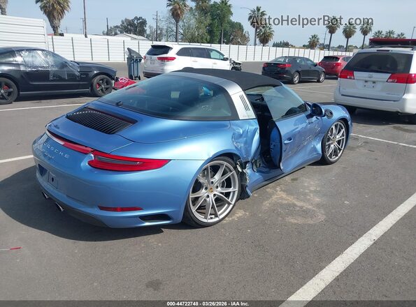 WP0BA2A92HS132224 2017 PORSCHE 911 Light Blue Задняя правая четверть