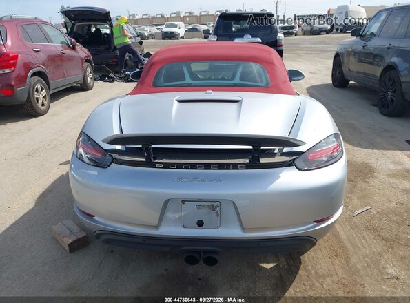 WP0CA2A80JS210792 2018 PORSCHE 718 BOXSTER Silver 