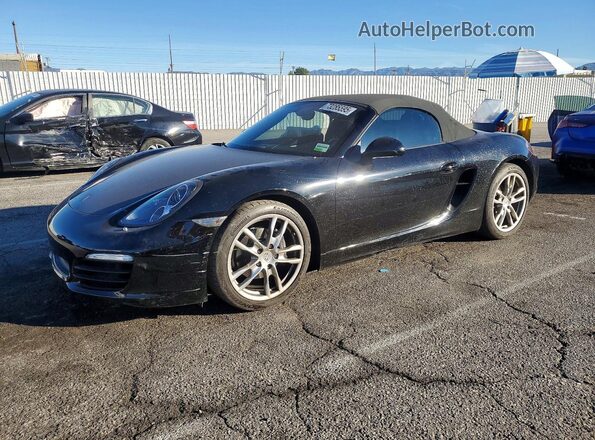 WP0CA2A81GS120656 2016 PORSCHE BOXSTER Черный Передняя левая четверть