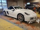 2017 Porsche Boxster White vin: WP0CA2A84HS220171