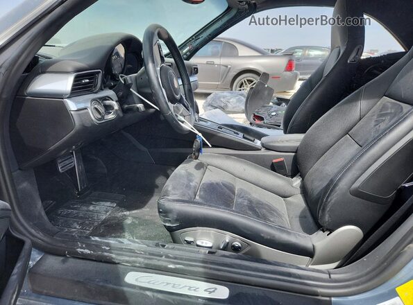 WP0CA2A96HS141545 2017 PORSCHE 911 Угольный Вид салона спереди