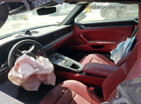 WP0CB2A91LS263400 2020 PORSCHE 911 Серый Вид салона спереди