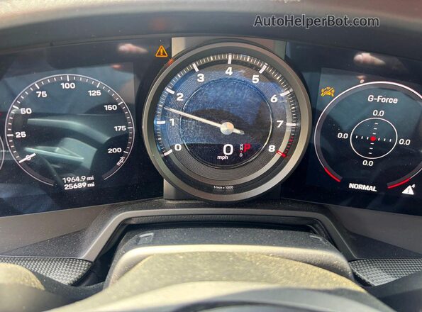 WP0CB2A93LS262748 2020 PORSCHE 911 Black Widok zestawu wskaźników