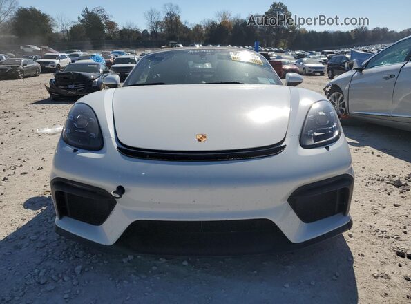WP0CC2A84MS240084 2021 PORSCHE BOXSTER Белый Вид спереди