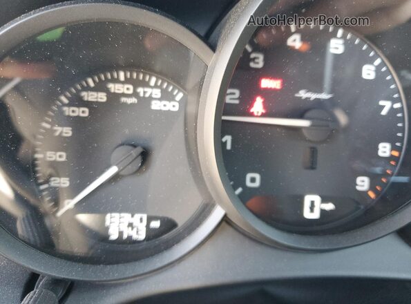 WP0CC2A84MS240084 2021 PORSCHE BOXSTER Белый Вид щитка приборов