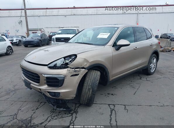 WP1AA2A25HKA89396 2017 PORSCHE CAYENNE Champagne წინა მარცხენა ხედი სამი მეოთხედიდან