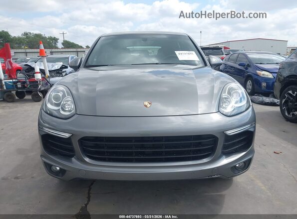 WP1AA2A26GLA00699 2016 PORSCHE CAYENNE Gray Widok zestawu wskaźników
