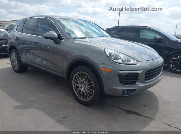 WP1AA2A26GLA00699 2016 PORSCHE CAYENNE Gray Przód prawy