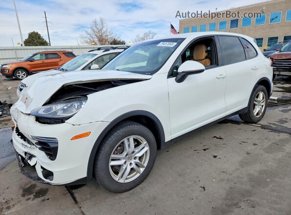 WP1AA2A27GLA00596 2016 PORSCHE CAYENNE Белый Передняя левая четверть