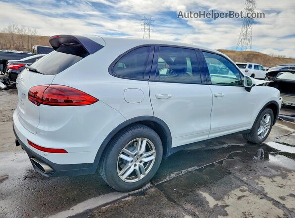 WP1AA2A27GLA00596 2016 PORSCHE CAYENNE Белый Задняя правая четверть