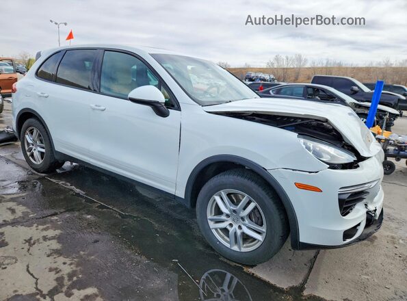 WP1AA2A27GLA00596 2016 PORSCHE CAYENNE Белый Передняя правая четверть