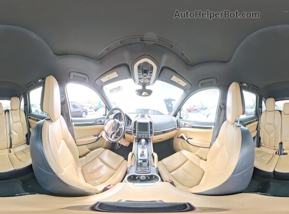 WP1AA2A27GLA00596 2016 PORSCHE CAYENNE Белый Панорамный вид салона 360°
