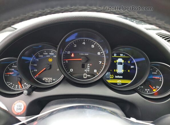 WP1AA2A28GLA05239 2016 PORSCHE CAYENNE Черный Вид щитка приборов